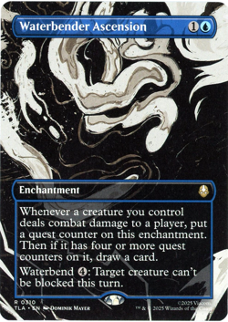 Waterbender Ascension (Borderless) 0310 Avatar: The Last Airbender TLA MTG - NM - Image 1