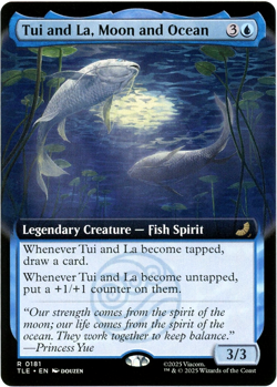 Tui and La, Moon and Ocean (Extended Art) 0181 Avatar: The Last Airbender TLE NM - Image 1