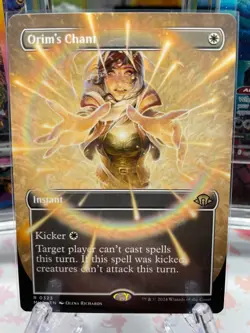 MTG Orim's Chant - Borderless, near mint regular, English Modern Horizons 3 - Image 1