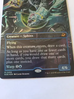MTG Magic the Gathering Quantum Riddler Borderless Foil Edge of Eternities - Image 5
