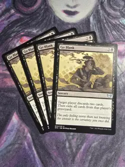 4x Go Blank Light Play, English Strixhaven: School of Mages MTG Magic x4 - Image 1