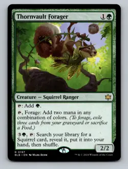 Thornvault Forager R Bloomburrow 197 NM - Image 1