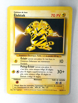 Carte pokemon FRANCAIS Elektek (BS 20) Set de Base [PLAYED] 16.07.2025A - Image 1