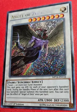 1x Yu-Gi-Oh! Angel Of Zera - MP14-EN116 - Secret Rare - 1st Edition - NM - Image 1