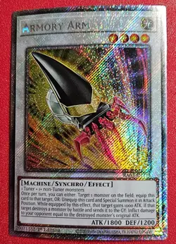 1x Yu-Gi-Oh! Armory Arm - RA03-EN213 - Platinum Secret Rare - 1st Edition - NM - Image 1