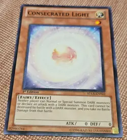 1x Yu-Gi-Oh! Consecrated Light - SDLS-EN022 - Common - 1st Edition - NM - Image 1