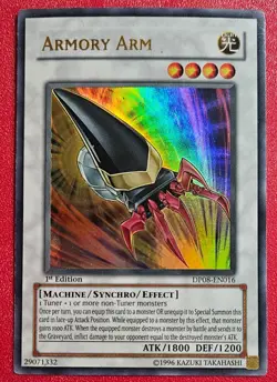 1x Yu-Gi-Oh! Armory Arm - DP08-EN016 - Ultra Rare - 1st Edition - MP - Image 1