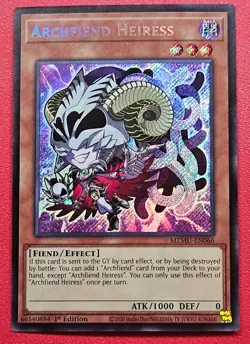 1x Yu-Gi-Oh! Archfiend Heiress - MZMU-EN066 - Secret Rare - 1st Edition - NM - Image 1