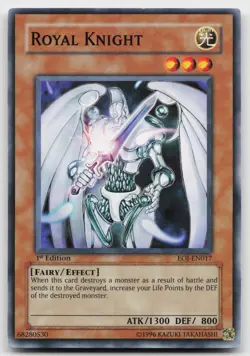 Royal Knight EOJ-EN017 Common / Short Print Enemy of Justice Yu-Gi-Oh Near Mint - Image 1