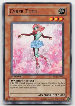 Cyber Tutu EOJ-EN005 Common / Short Print Enemy of Justice Yu-Gi-Oh Near Mint - Image 1