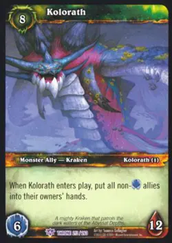 World of Warcraft TCG Kolorath - Throne of the Tides 213/263 - Image 1