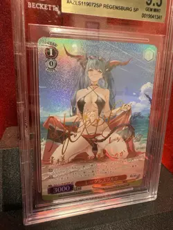 Weiss Schwarz Azur Lane SP Gold Signed AZL/S119-072SP BGS 9.5 Graded Card - Image 3