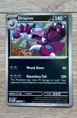 Pokemon Drapion 052/088 - ME03: Perfect Order Uncommon Reverse Holo Card NM - Image 1