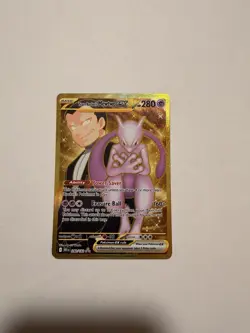 Team Rocket's Mewtwo ex 240/182 - Destined Rivals - Pokemon Card - NM - Image 1