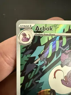 Pokemon Arbok Holo TCG Card SV05: Temporal Forces 176/162 - Image 2