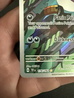 Pokemon Arbok Holo TCG Card SV05: Temporal Forces 176/162 - Image 4