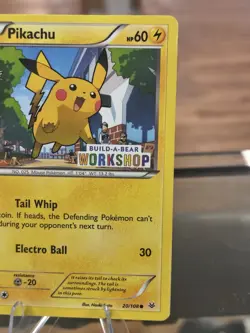 Pokemon TCG Card 2015 Roaring Skies - Pikachu 20/108 Build A Bear Free Shipping - Image 4