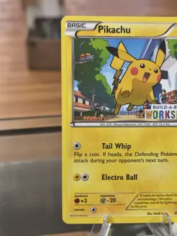 Pokemon TCG Card 2015 Roaring Skies - Pikachu 20/108 Build A Bear Free Shipping - Image 5