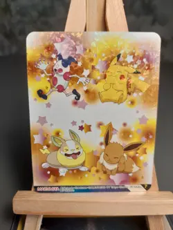 Pokemon Card Eevee Pikachu No.7 Seal MARUMIYA Nintendo Near MINT Japanese i694 - Image 1