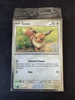 Scarlet & Violet 151 Pokemon Card : Eevee [Holiday Calendar] #133 - Immaculate - Image 1