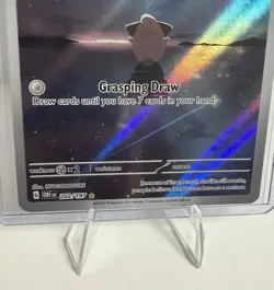 Pokemon Cleffa SV03 Obsidian Flames Illustration Rare Holo Card 202/197 - Image 3
