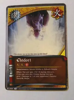 Chidori #us065 TP4 Holo Foil 1st Edition Card Naruto Shippuden CCG TCG Bandai - Image 1