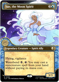 Yue, the Moon Spirit (Showcase) - 0338 - Avatar: The Last Airbender TLA MTG - NM - Image 1