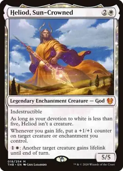 Heliod, Sun-Crowned MTG THB NM Near Mint Theros Beyond Death Non Foil Fast Ship - Image 1