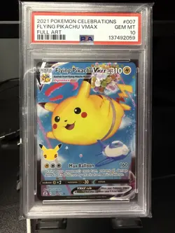 PSA 10 | 2x 2021 Pokemon Celebrations Flying Pikachu VMAX Full Art (Sequential) - Image 2