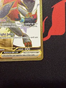 N's Zoroark ex 189/159 Sv09: Journey Together Gold Full Art Hyper Rare Pokemon - Image 4