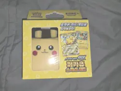 Pokemon TCG Pikachu EX Starter Deck with Plush Deck Box (Special Set Box) - Image 1
