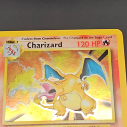 1999 Pokemon Base Set Charizard 4/102 Holo Rare Unlimited Raw MP WOTC - Image 4