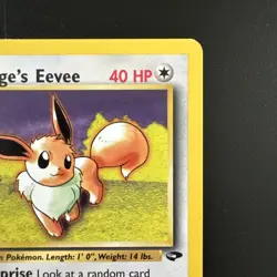 Pokemon TCG Lt. Surge's Eevee 51/132 Gym Challenge NM - Image 2