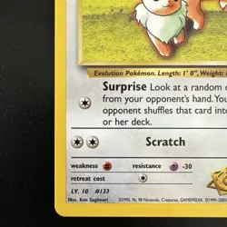 Pokemon TCG Lt. Surge's Eevee 51/132 Gym Challenge NM - Image 4