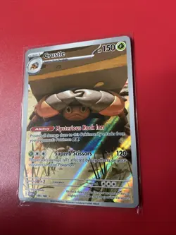 Crustle - Illustration Rare Holo SV10: Destined Rivals 186/182 LP Pokemon NM - Image 2