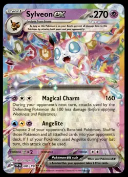 Sylveon ex 086/191 Double Rare Surging Sparks Pokemon Near Mint - Image 1