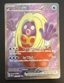 Jynx ex 191/165 SV 151 Holo Ultra Rare Full Art 200 HP ENG Pokemon TCG - Image 1