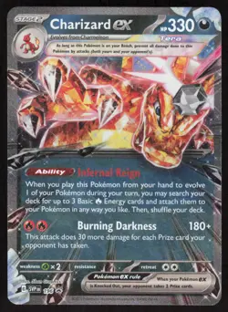 Charizard ex -196 196 Holo Promo Scarlet & Violet Promo Pokemon Near Mint - Image 1