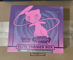 Pokemon TCG Sword & Shield Fusion Strike Elite Trainer Box Factory Sealed New 820650809330 - Image 1