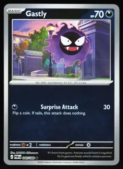 Gastly 048/088 Common Perfect Order Pokemon Reverse Holo Near Mint - Image 1