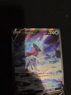 2023 Pokemon Crown Zenith Suicune V Galarian Gallery GG38/GG70 Rare Holo - Image 4