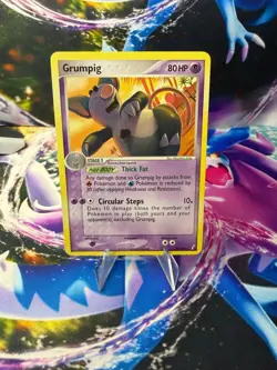 GRUMPIG 20/100 CRYSTAL GUARDIANS Rare Pokemon - Image 1