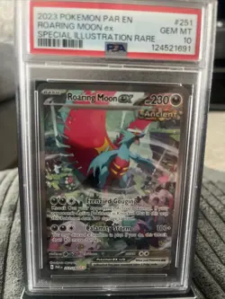 Pokemon Roaring Moon EX Sir English Paradox Rift 251/182 SV04 PSA 10 Gem Mint - Image 1