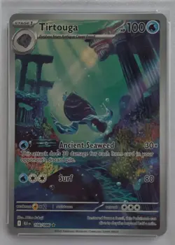 Tirtouga 2025 Pokemon Black English Illustration Rare #106 PSA 9 MINT - Image 4