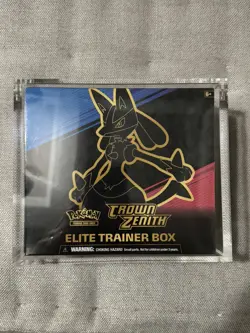 Pokemon TCG Crown Zenith Elite Trainer Box Factory Sealed W/ Acrylic - Image 1