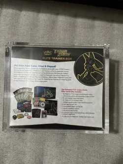 Pokemon TCG Crown Zenith Elite Trainer Box Factory Sealed W/ Acrylic - Image 2