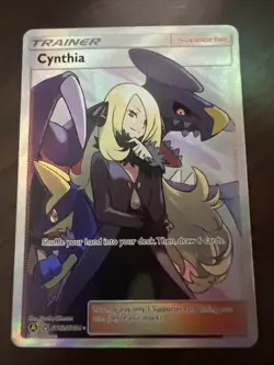 2019 Pokemon SM Hidden Fates Cynthia #SV82/SV94 - Image 1