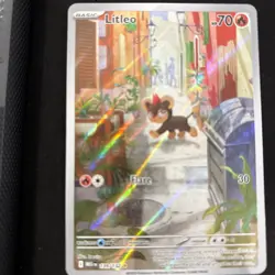 Pokemon TCG Litleo 139/132 Illustration Rare – Mega Evolutions Set – English NM - Image 1