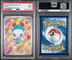 2026 Pokemon Ascended Heroes Marill IR #232 PSA 9 Mint Illustration Rare ASC EN - Image 3