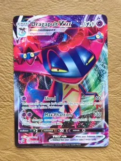 Pokemon TCG Dragapult VMAX 93/192 Ultra Rare Rebel Clash - Image 1